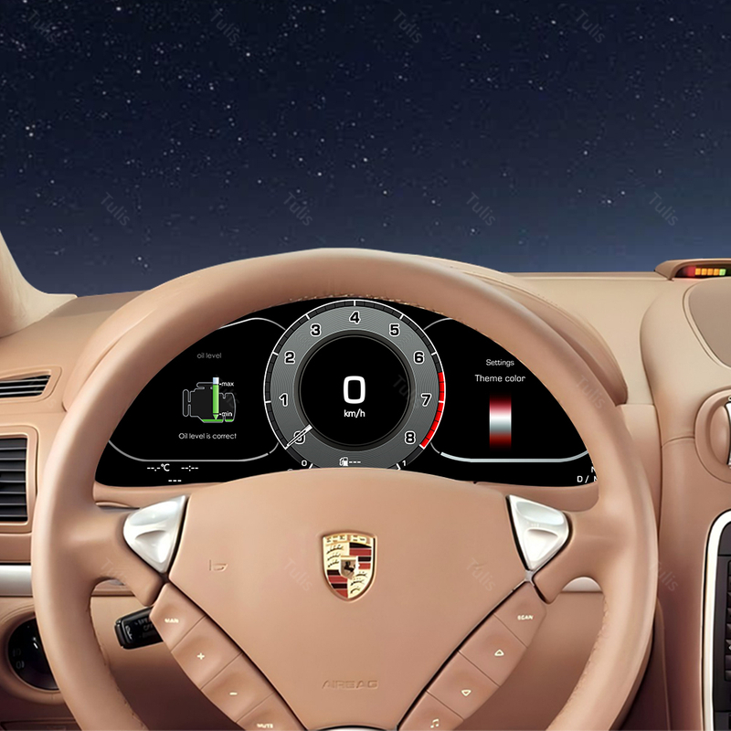 Tulis Porsche Cayenne 2002-2009 Digital Dashboard Panel Virtual Instrument Cluster Cockpit Lcd Speedometer Digital Cluster 