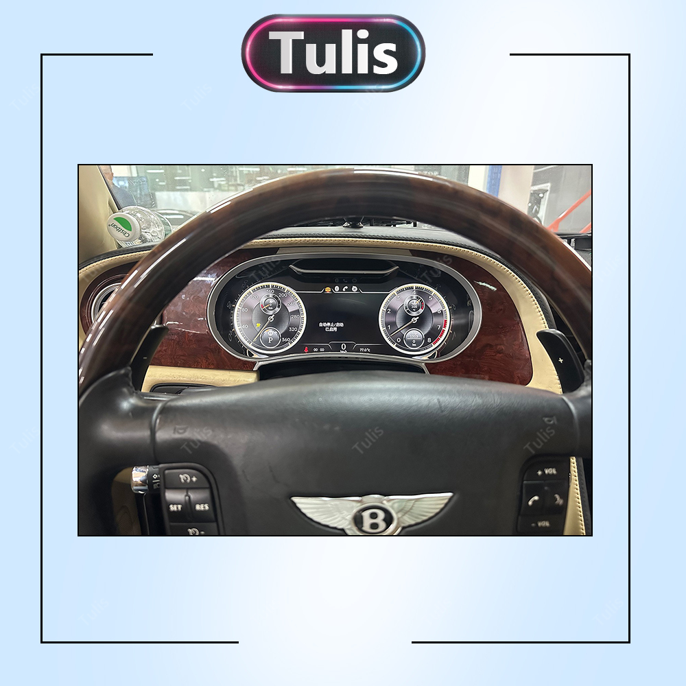 Tulis Digital Dashboard Panel Virtual Instrument Cluster Cockpit Lcd Speedometer Digital Cluster For Bentley Flying Spur Continental 05-19