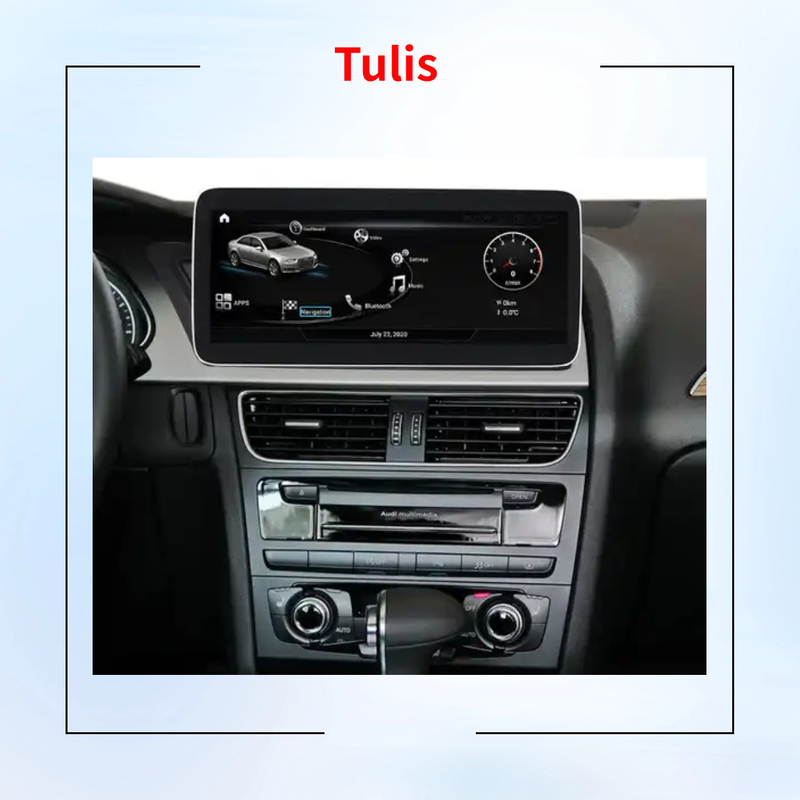 Tulis Android 13 Car Multimedia Monitor For Audi A5 2009-2016 Multimedia Stereo Navigation Carplay Android Auto Wifi 4G