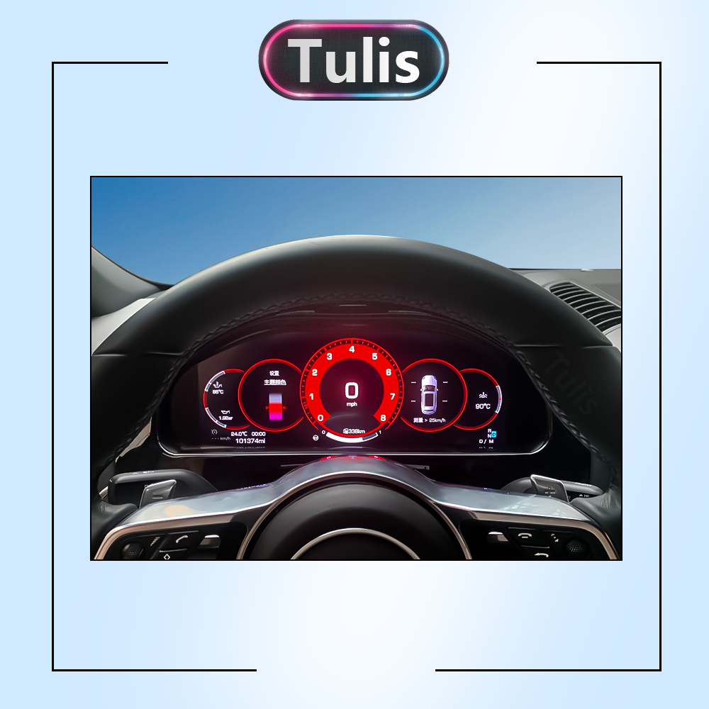 Porsche Cayenne 2011-2016 Car Digital Cluster Instrument Virtual Cockpit Speedometer Dashboard Ghost Screen