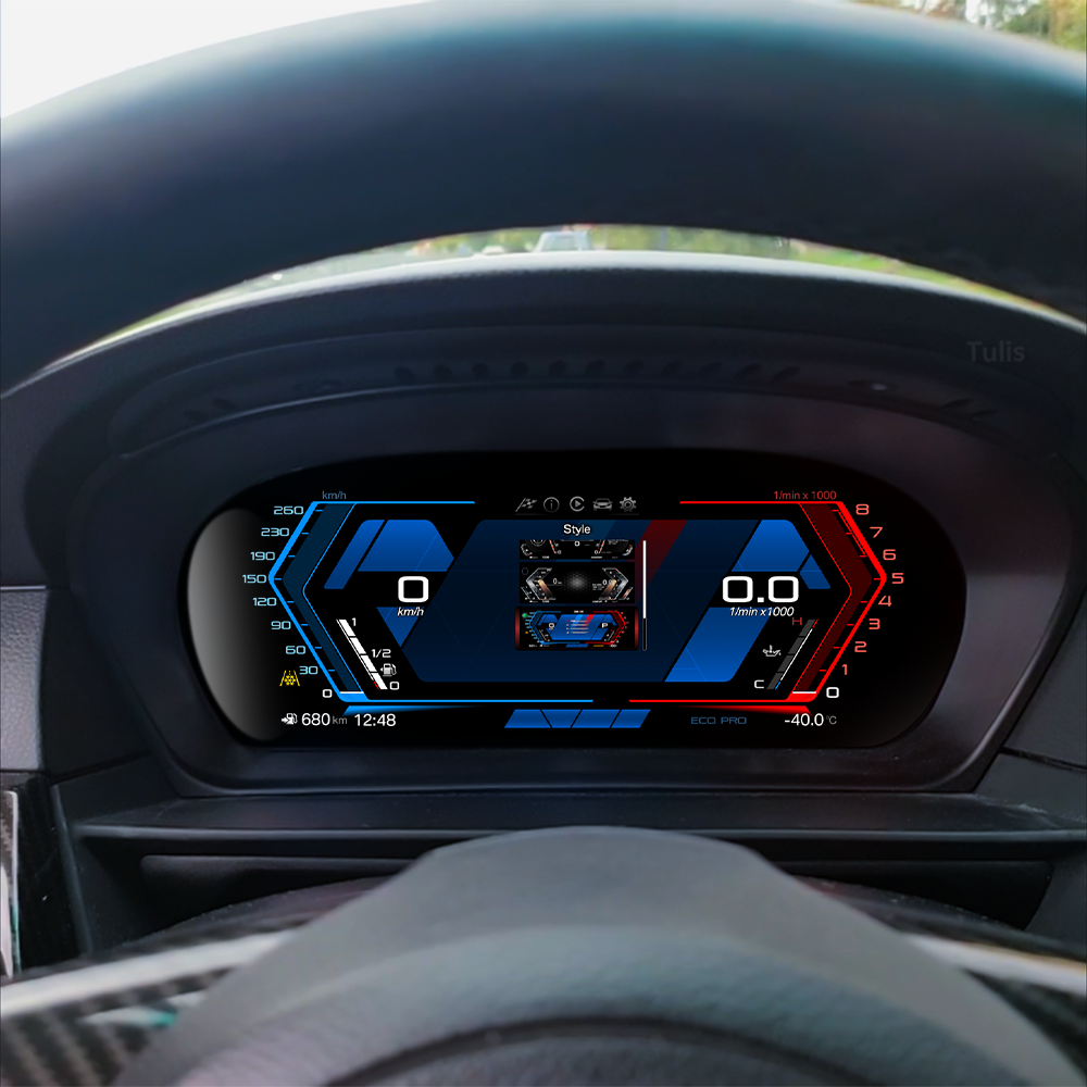 BMW E60 2004-2010 Car Digital Cluster Instrument Virtual Cockpit Speedometer Dashboard Ghost Screen