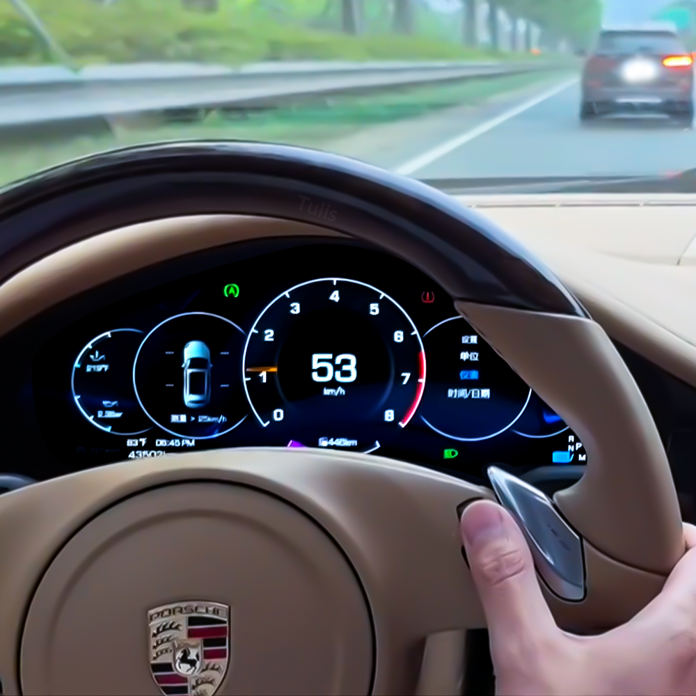 Porsche Panamera 2010-2016 Car Digital Cluster Instrument Virtual Cockpit Speedometer Dashboard Ghost Screen