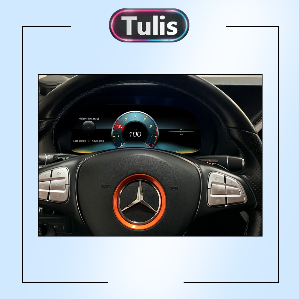 Mercedes Benz Vito 2024 Car Digital Cluster Instrument Virtual Cockpit Speedometer Dashboard Ghost Screen