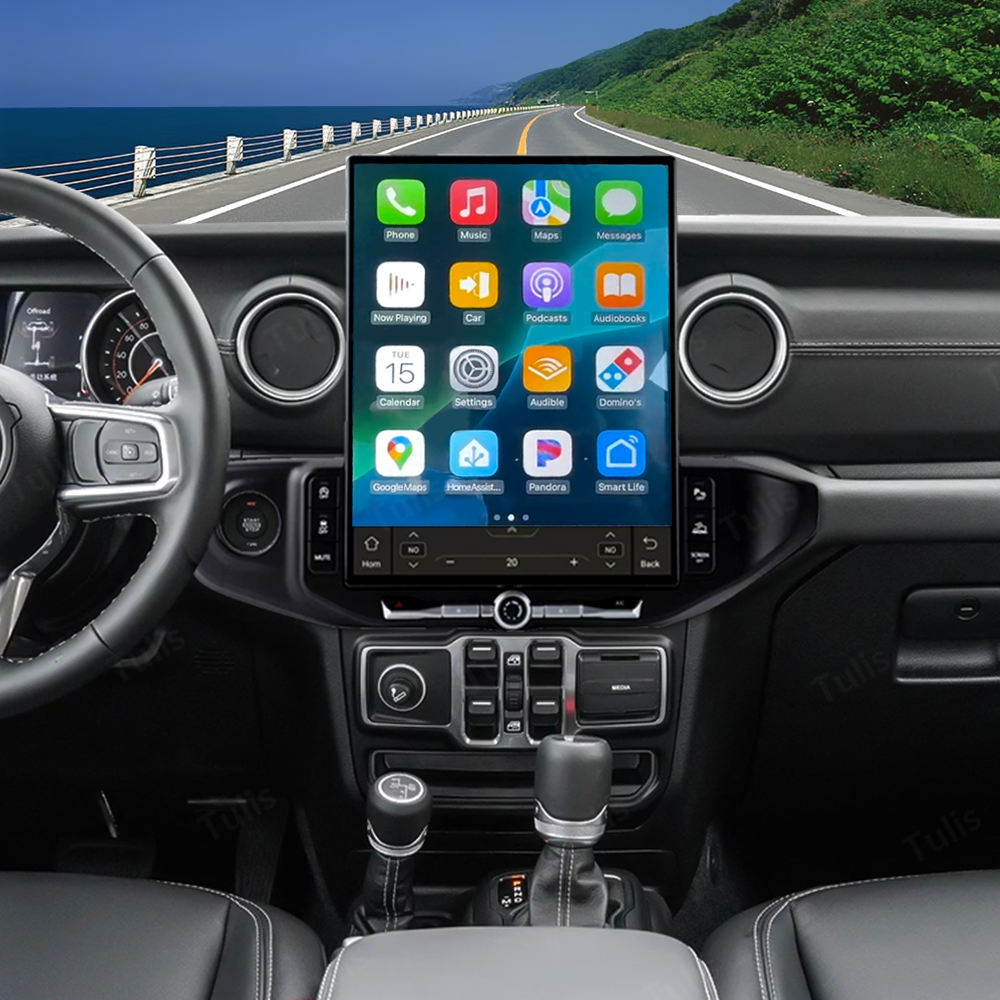 16.2” Jeep Wrangler 2008-2022 Android Screen Navigation Car Radio With Carplay Android Auto