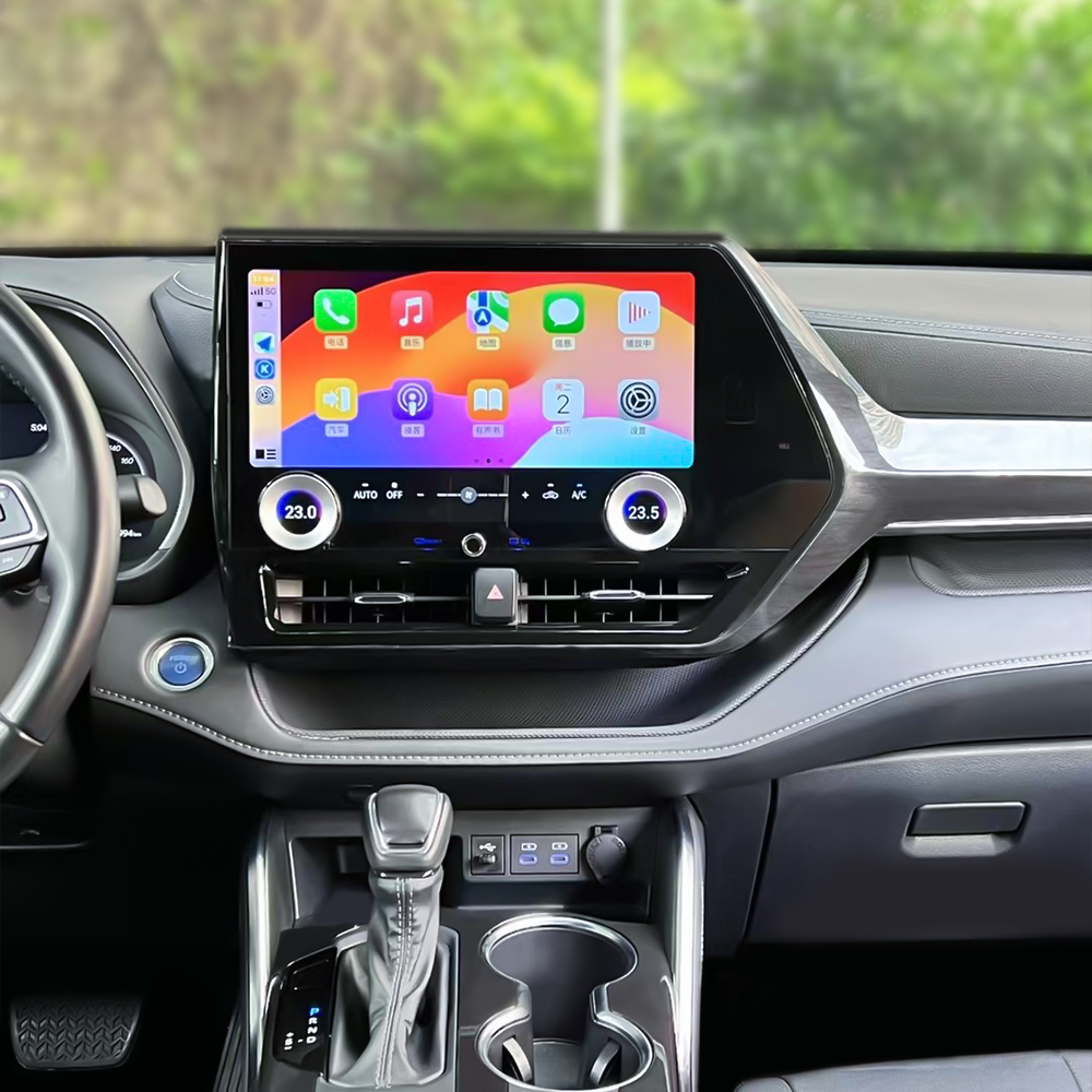 13.3“ Toyota Highlander 2022-2023 Android Screen Navigation Car Radio With Carplay Android Auto