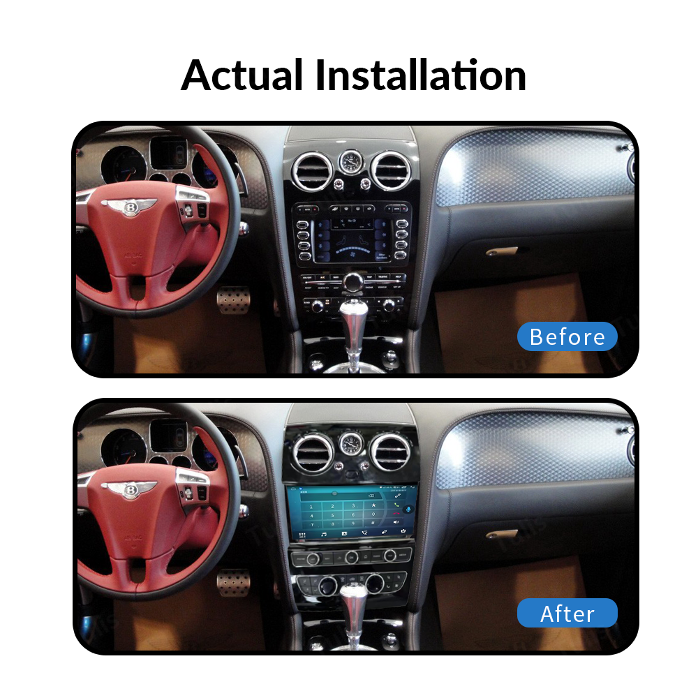 Bentley Flying Spur Continental GT 2005-2019 Android Screen Navigation Car Radio With Carplay Android Auto