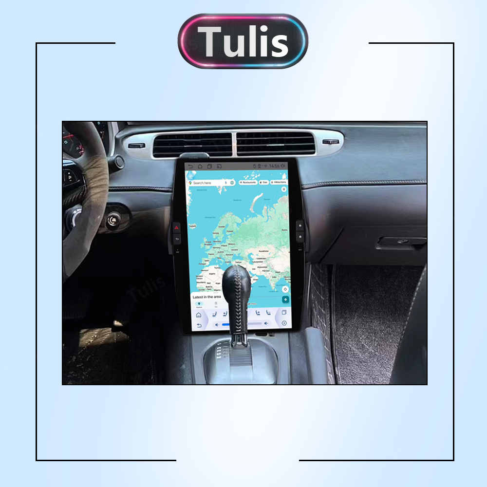 Tesla Style Android Screen for Chevrolet Camaro 2010-2015 Navigation Car Radio With Carplay Android Auto