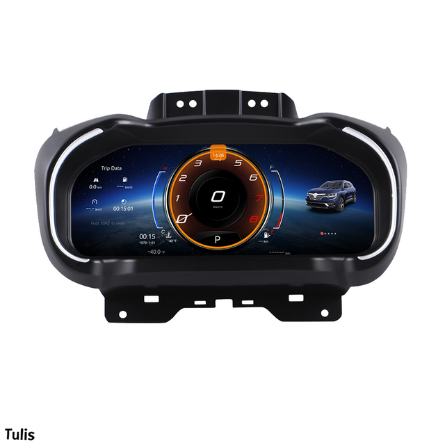 Renault Koleos Megane 2016-2023 Car Digital Cluster Instrument Virtual Cockpit Speedometer Dashboard Ghost Screen
