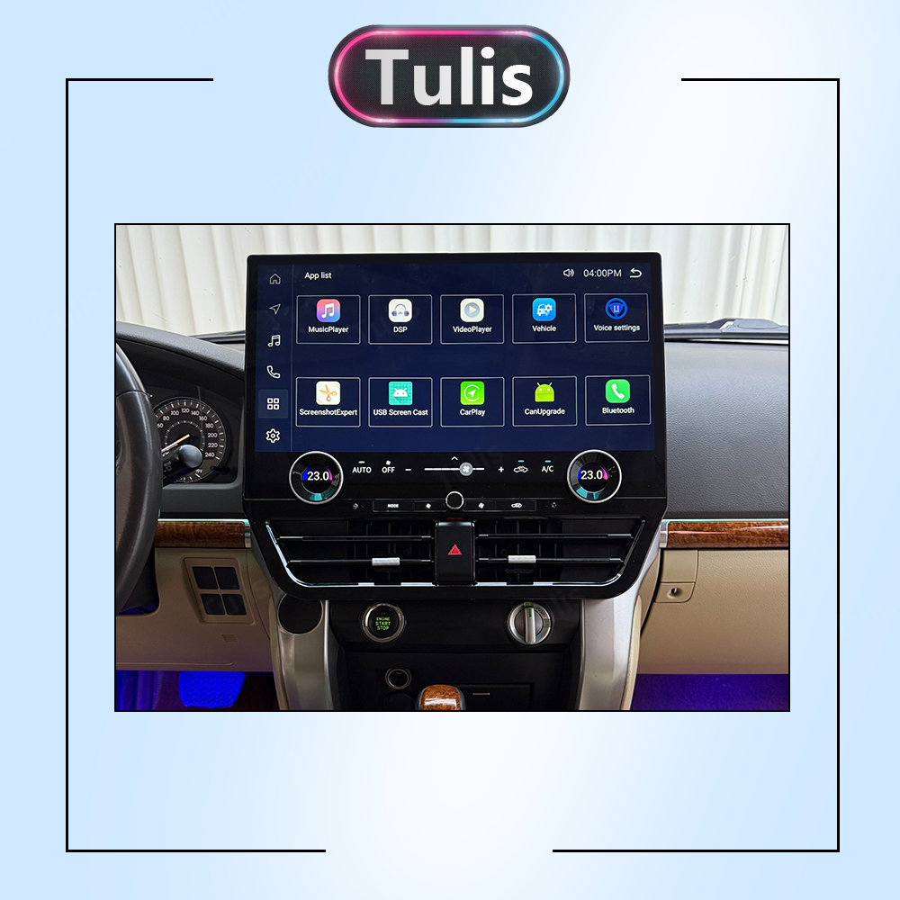 19.8” Toyota Land cruiser 2008-2015 Android Screen Navigation Car Radio With Carplay Android Auto