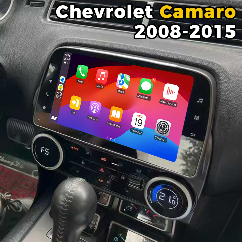 9.0“ Chevrolet Camaro 2008-2015 Android Screen Navigation Car Radio With Carplay Android Auto