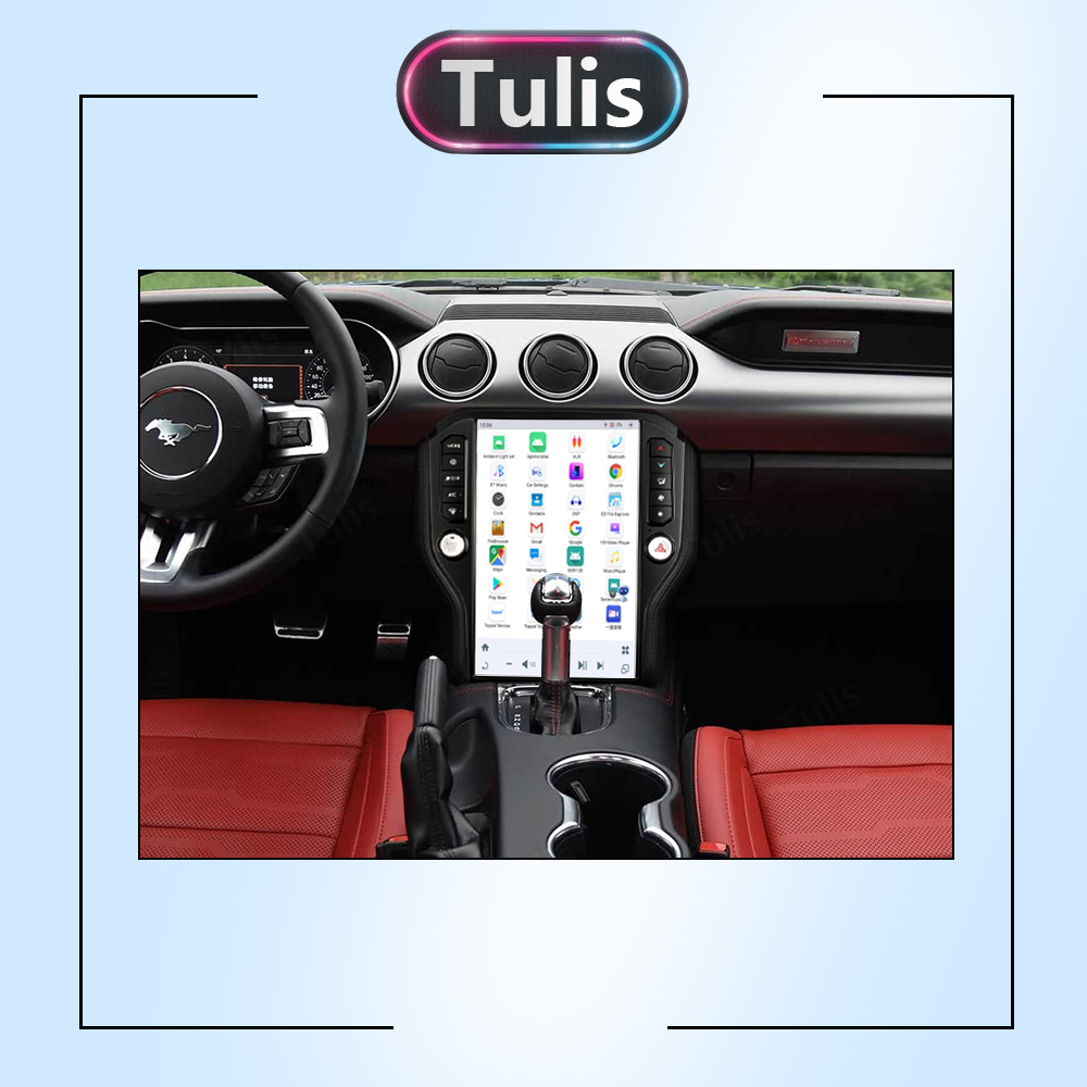 14.4" Ford Mustang 2015-2020 Android Screen Navigation Car Radio With Carplay Android Auto