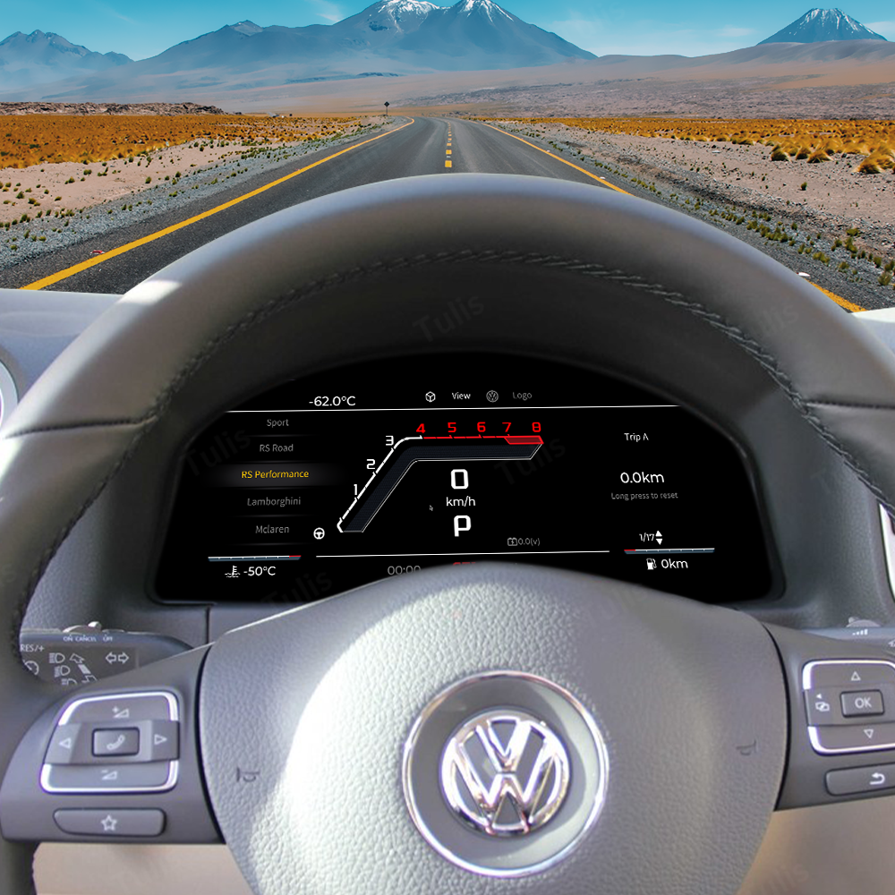 VW Lavida 2013-2019 Car Digital Cluster Instrument Virtual Cockpit Speedometer Dashboard Ghost Screen