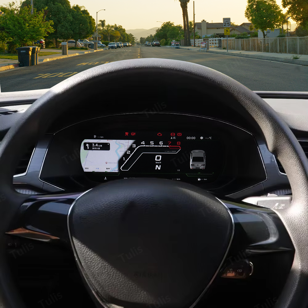 VW Passat 2011-2015 Car Digital Cluster Instrument Virtual Cockpit Speedometer Dashboard Ghost Screen