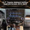 15.7" Toyota Alphard Vellfire 2015-2019 Android Screen Navigation Car Radio With Carplay Android Auto