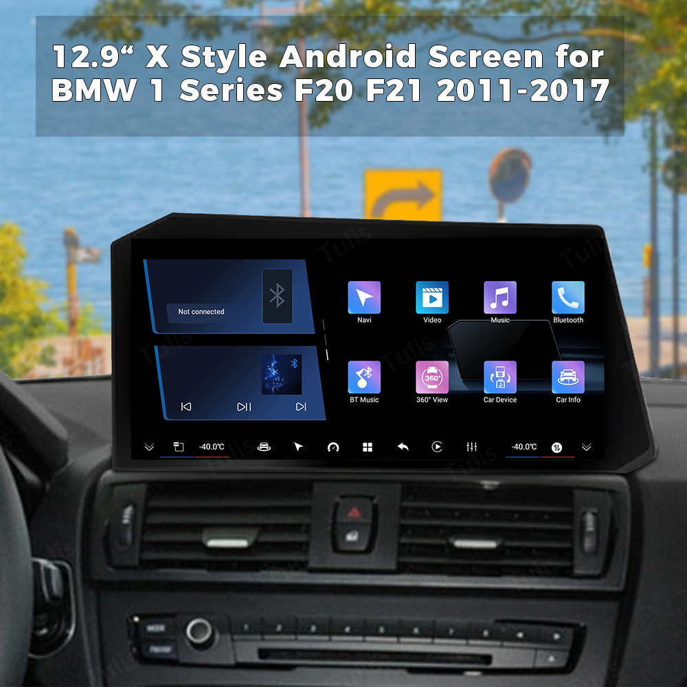 BMW 1 Series F20 F21 2011-2017 12.9" X Style Android Screen Navigation Car Radio With Carplay Android Auto