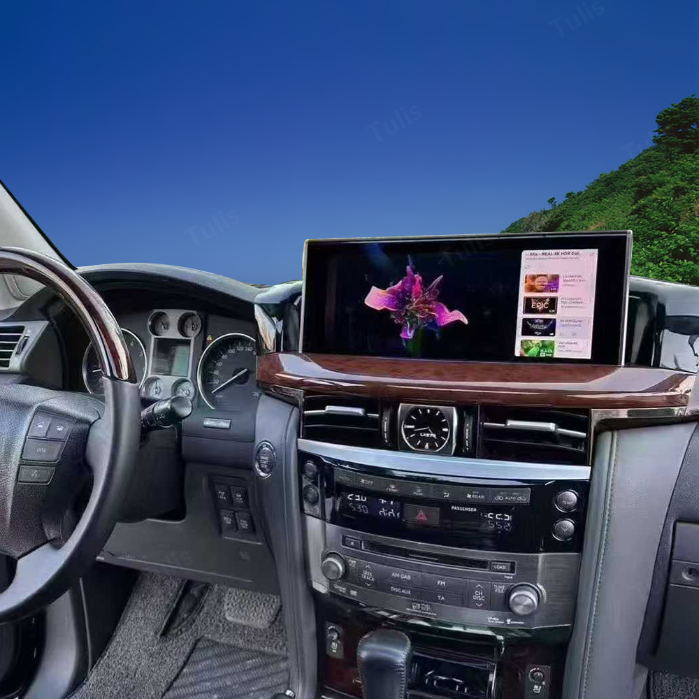 12.3“ Lexus LX570 2008-2015 Upgrade 2022 Android Screen Navigation Car Radio With Carplay Android Auto