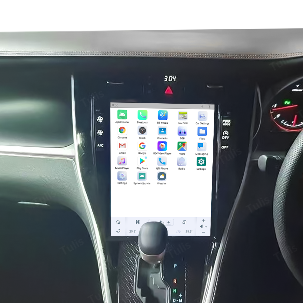 12.1“ Tesla Style Toyota Harrier 2014 -2017 Android Screen Navigation Car Radio With Carplay Android Auto