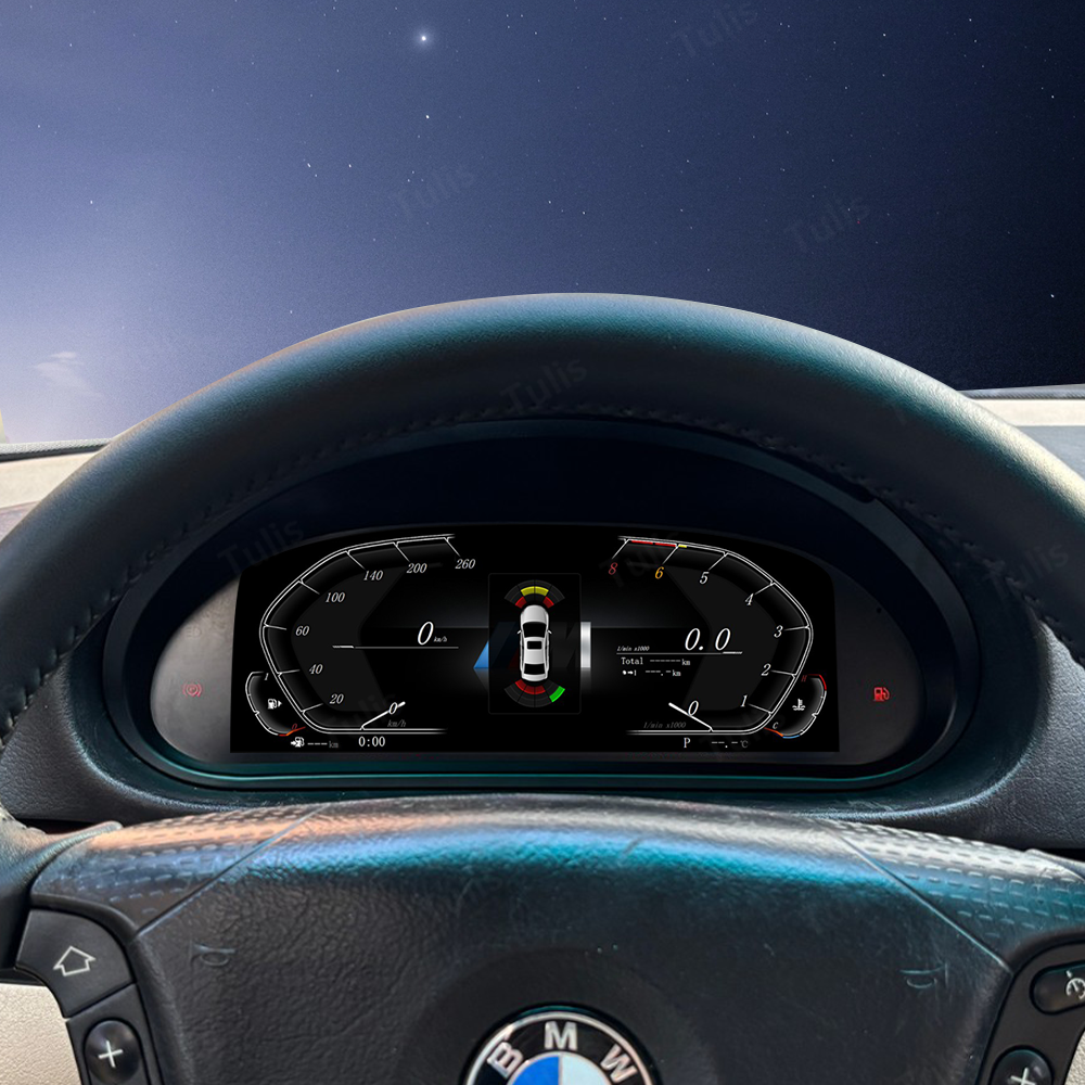 BMW E46 1999-2004 Car Digital Cluster Instrument Virtual Cockpit Speedometer Dashboard Ghost Screen