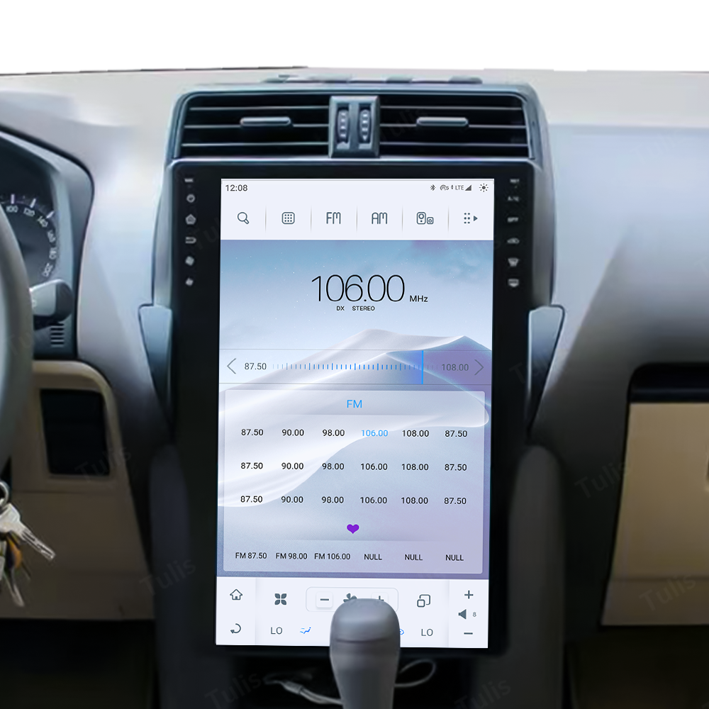 16“ Tesla Stlye Toyota Prado 2018-2022 Android Screen Navigation Car Radio With Carplay Android Auto