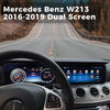 Mercedes Benz W213 2016-2019 Dual 12.3 Inch Android Screen Navigation Car Stereo With Carplay Android Auto