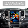 13.6“ Tesla Stlye Dodge Ram 2018-2020 Android Screen Navigation Car Radio With Carplay Android Auto