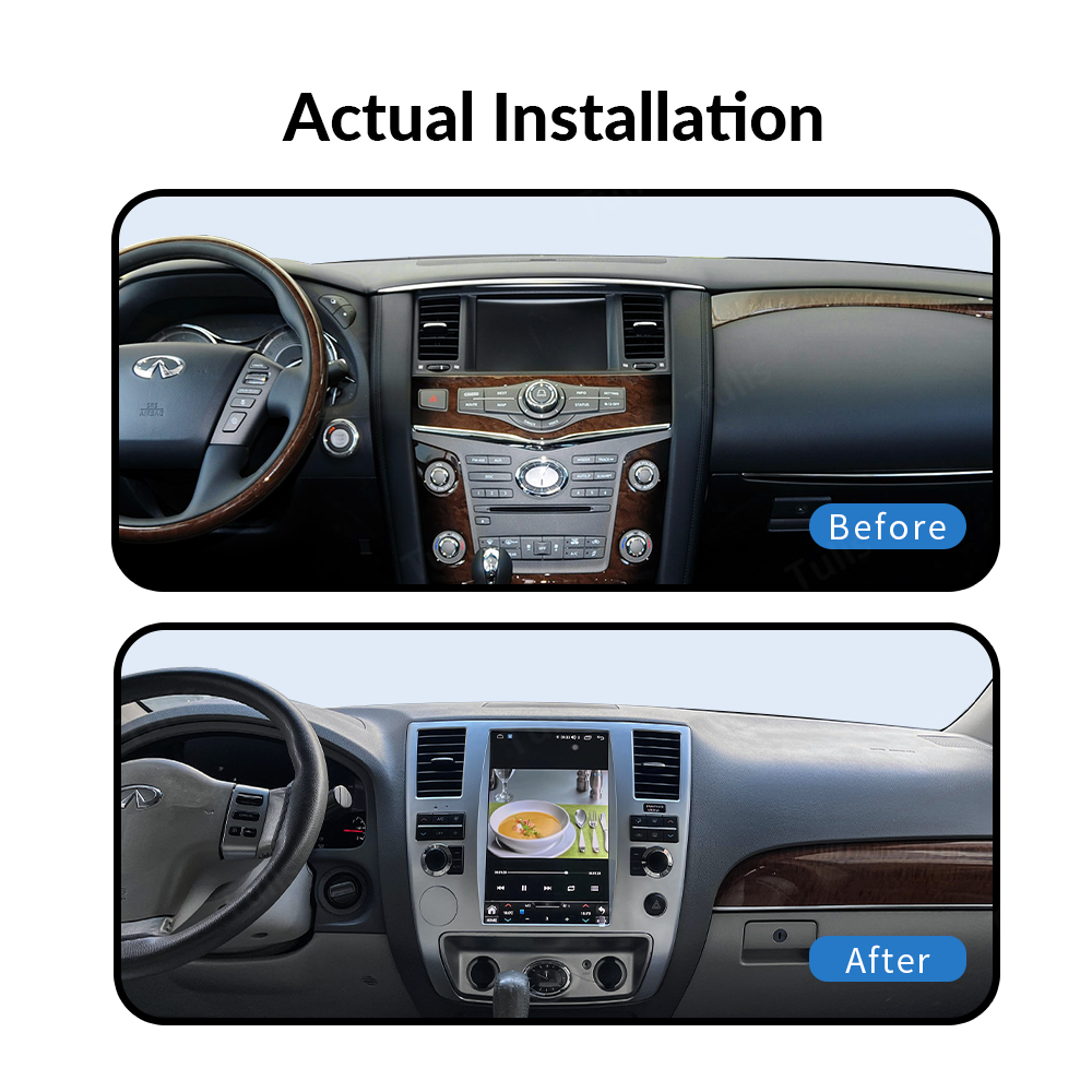 12.1'' Infiniti QX56 Amanda 2008-2015 Android Screen Navigation Car Radio With Carplay Android Auto