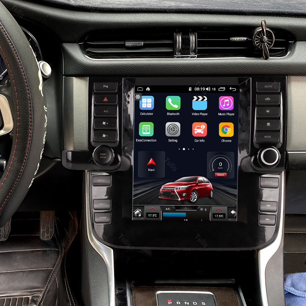 Tulis Tesla Touch Screen Android Car Radio GPS Navigation DVD Player Stereo Multimedia Audio System for Jaguar XF 2016-2019