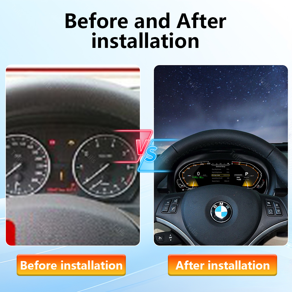 Tulis BMW E91 E92 E93 2005-2012 Digital Dashboard Panel Virtual Instrument Cluster Cockpit Lcd Speedometer Digital Cluster 