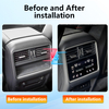 Tulis Porsche Cayenne 958 92A 2024 Modification Rear LCD Air Conditioning Screen Panel Rear AC Touch Display Rear 4-Zone for 