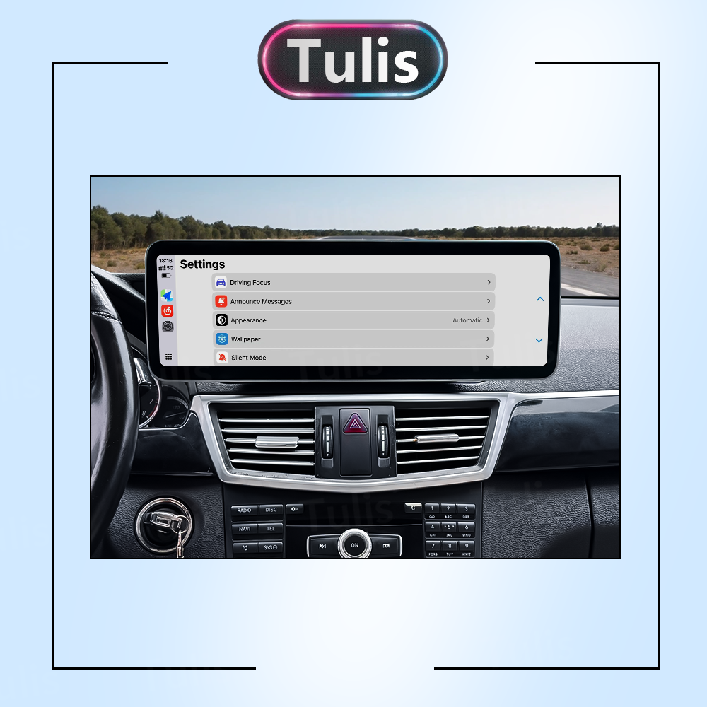 12.3" Mercedes Benz E Classs 2010-2015 Android Screen Navigation Car Radio With Carplay Android Auto