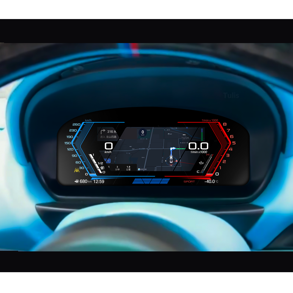 BMW X1 E84 2009-2014 Car Digital Cluster Instrument Virtual Cockpit Speedometer Dashboard Ghost Screen