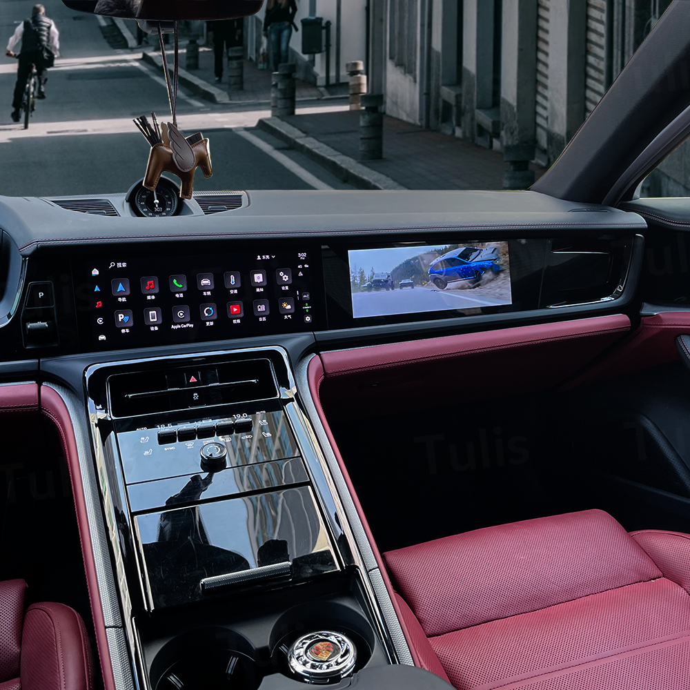 12.3 Porsche Panamera 2024-2025 Multimedia Co-pilot Passengers Entertainment Display Screen With Carplay