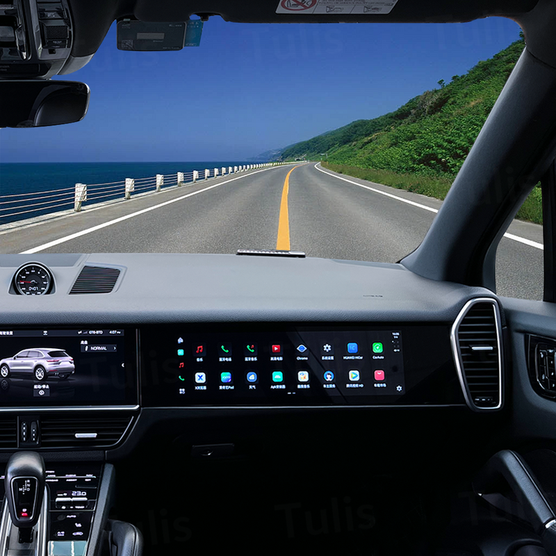 Porsche Cayenne 2018-2023 Multimedia Co-pilot Passengers Entertainment Display Screen With Carplay