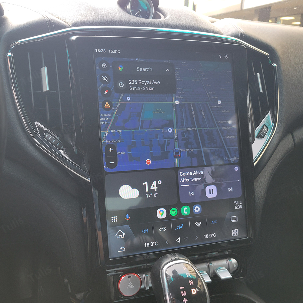 Tesla Style Android Screen for Maserati Ghibli 2014-2019 Navigation Car Radio With Carplay Android Auto