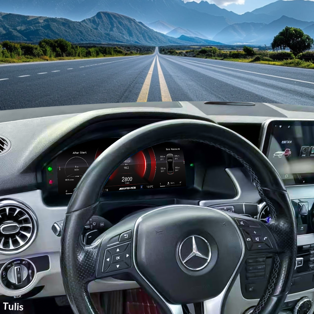 Mercedes Benz GLK 2010-2015 Car Digital Cluster Instrument Virtual Cockpit Speedometer Dashboard Ghost Screen