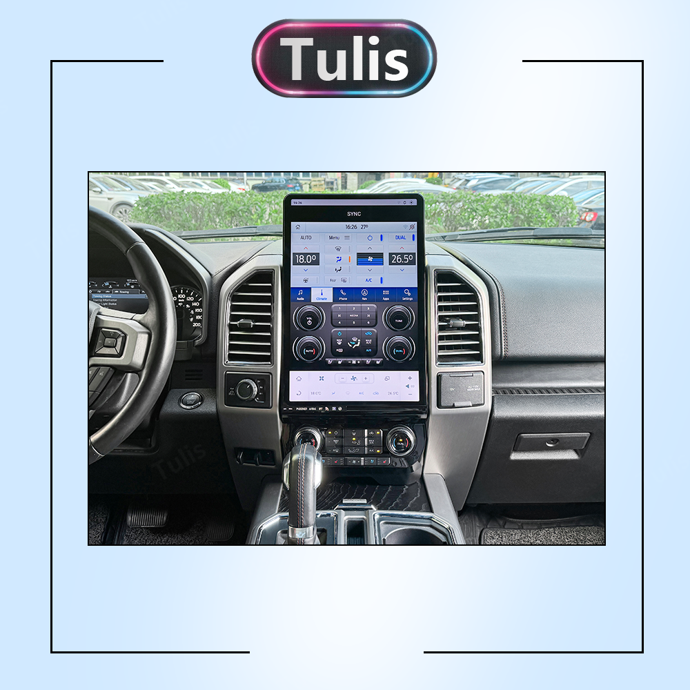 16.8'' Ford F150 2015-2020 Android Screen Navigation Car Radio With Carplay Android Auto