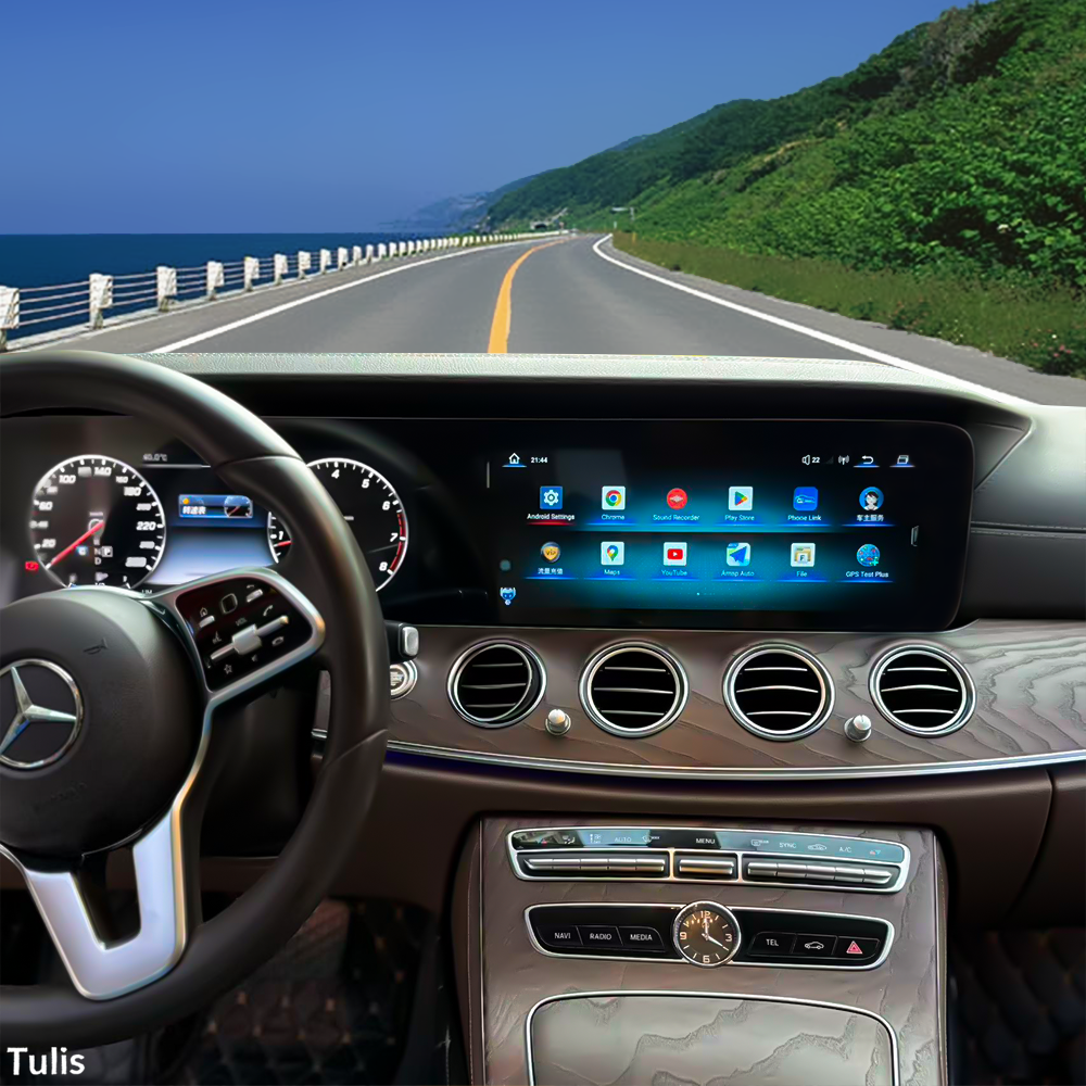 Mercedes Benz S Class 2019-2021 Dual 12.3 Inch Android Screen Navigation Car Stereo With Carplay Android Auto