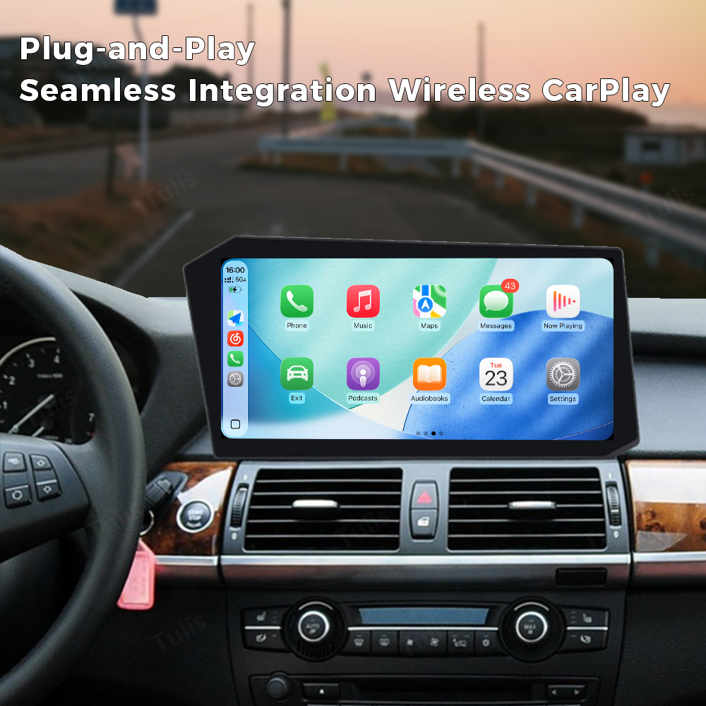 BMW X5 X6 2007-2013 12.9“ X Style Android Screen Navigation Car Radio With Carplay Android Auto