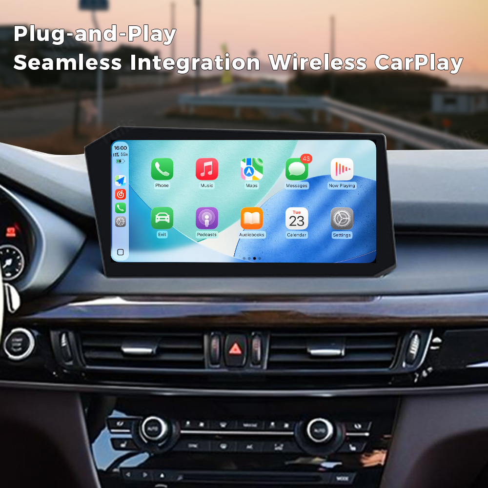 BMW X5 X6 2017-2019 12.9“ X Style Android Screen Navigation Car Radio With Carplay Android Auto