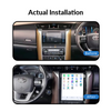 12.1“ Tesla Style Toyota Fortuner 2016 -2022 Android Screen Navigation Car Radio With Carplay Android Auto