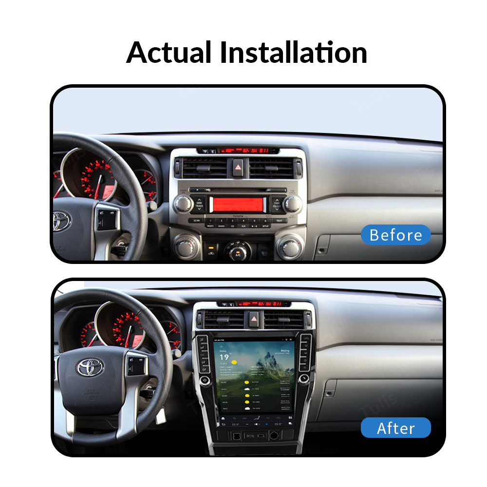 16.2“ Toyota 4Runner 2009-2023 Android Screen Navigation Car Radio With Carplay Android Auto