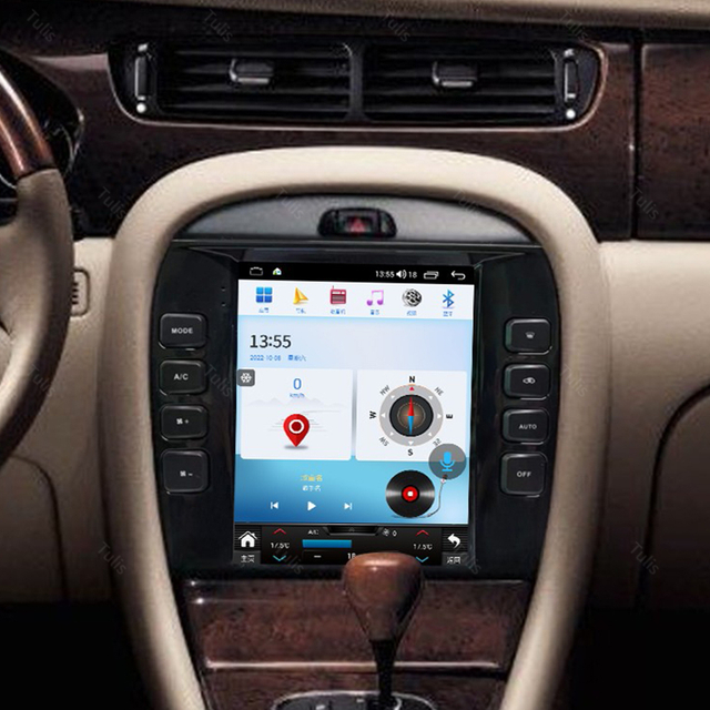Tulis Tesla Touch Screen Android Car Radio GPS Navigation DVD Player Stereo Multimedia Audio System for Jaguar X-TYPE 2004-2008