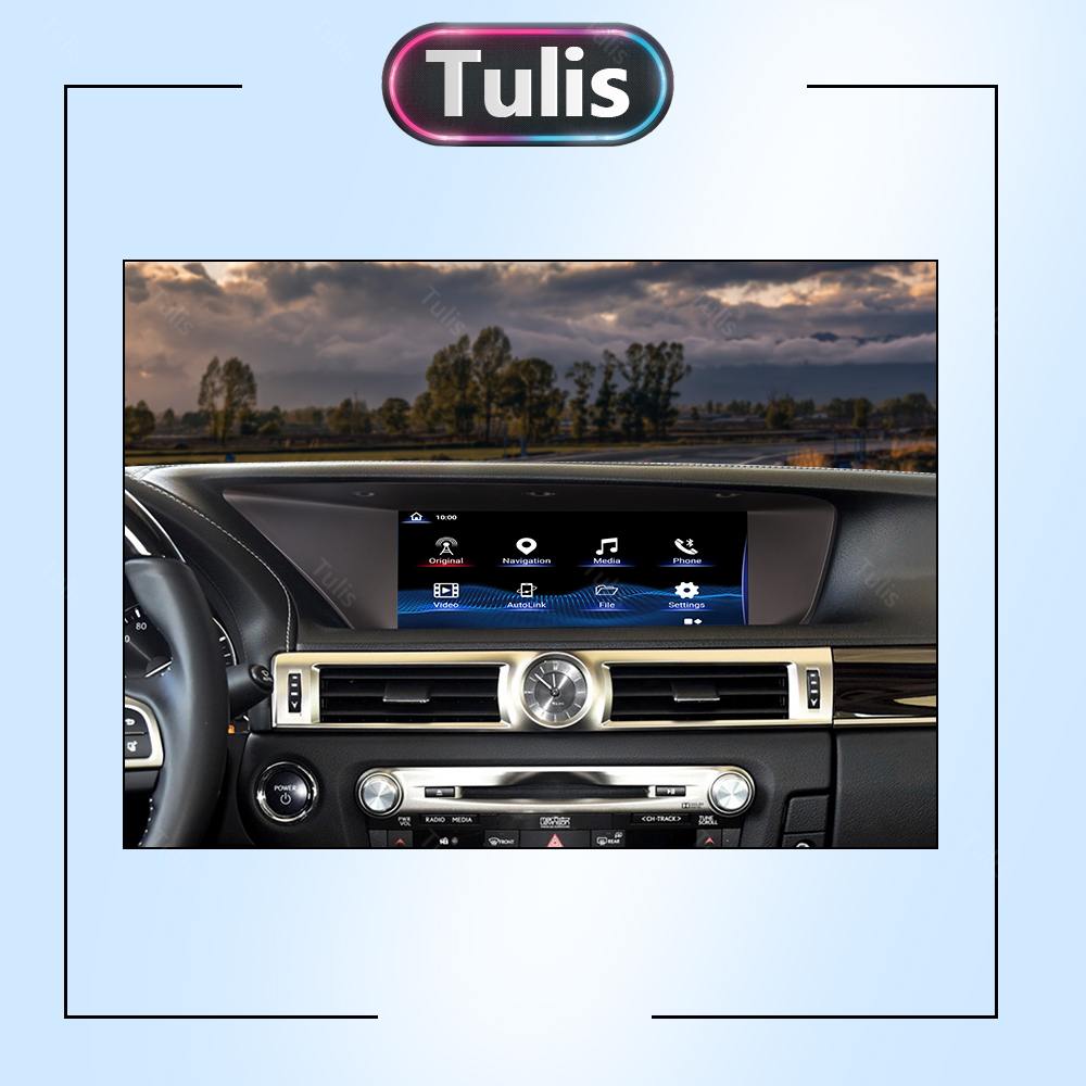 Tulis Touch Screen Android Car Radio GPS Navigation DVD Player Stereo Multimedia Audio System for Lexus GS 2012-2020