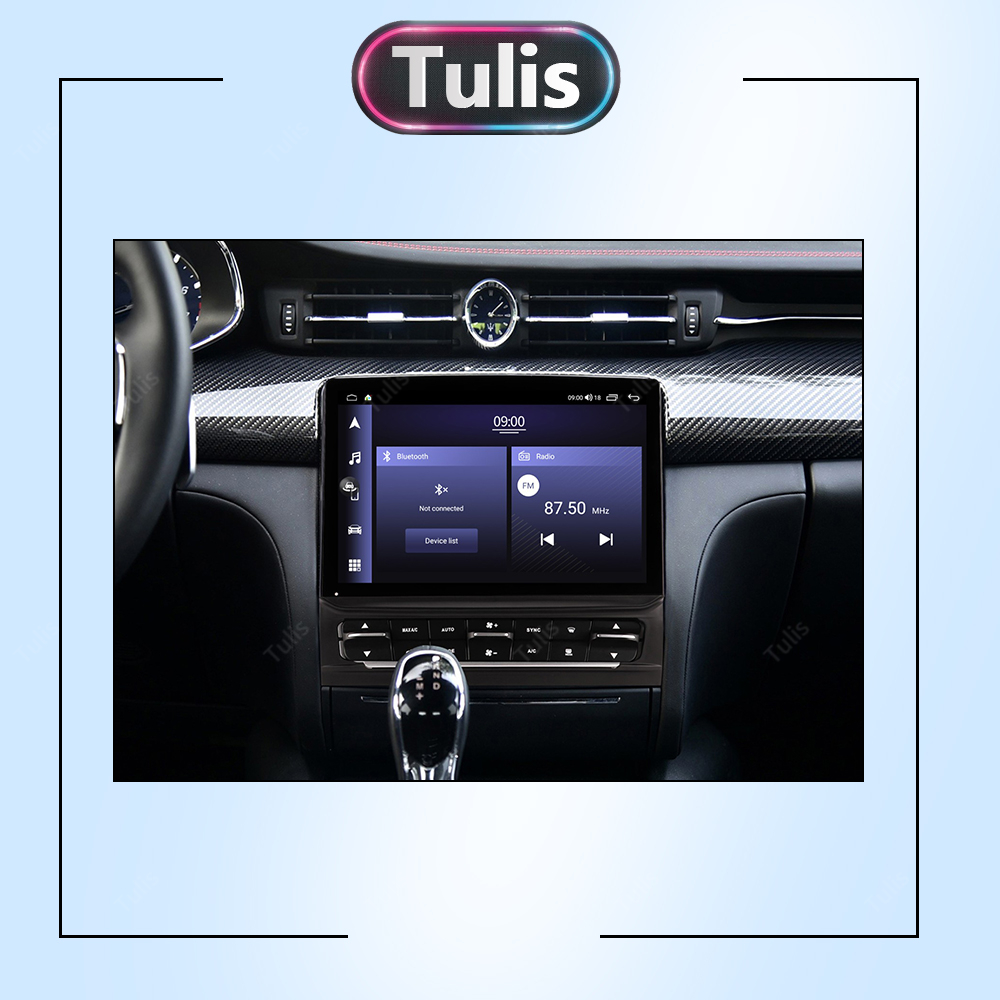 Tulis 12.3 Inch Android Touch Screen And AC Panel Car Radio Stereo DVD Player Multimedia Player For Maserati Quattroporte 2016-2020