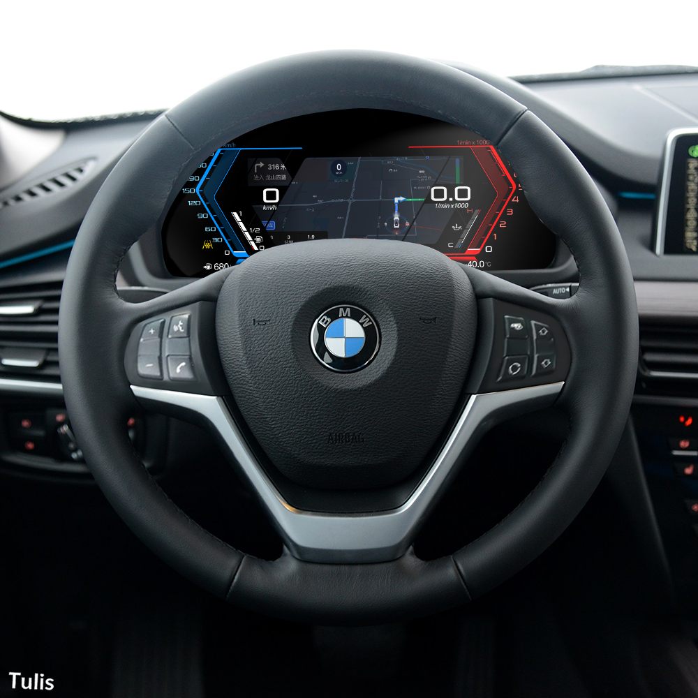 BMW X6 E71 2007-2013 Car Digital Cluster Instrument Virtual Cockpit Speedometer Dashboard Ghost Screen