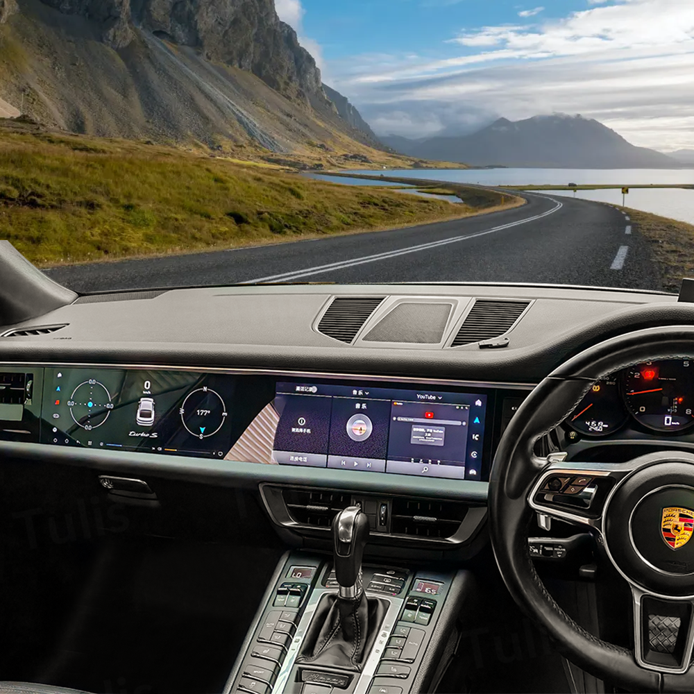 Porsche Macan 2018-2024 Dual 12.3 Inch Android Screen Navigation Car Stereo With Carplay Android Auto