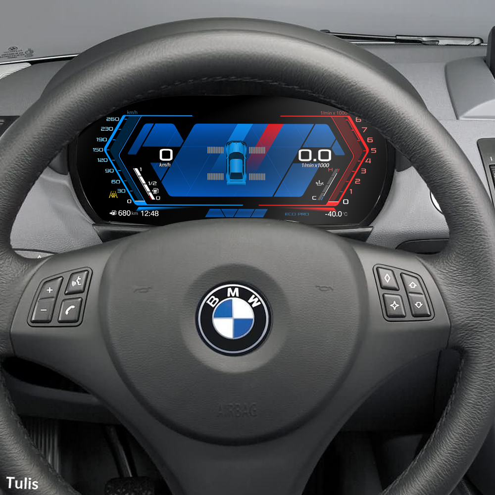 BMW 1 Series E87 2006-2011 Car Digital Cluster Instrument Virtual Cockpit Speedometer Dashboard Ghost Screen