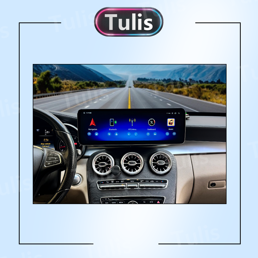 14.9" Mercedes Benz C Classs 2015-2018 Android Screen Navigation Car Radio With Carplay Android Auto