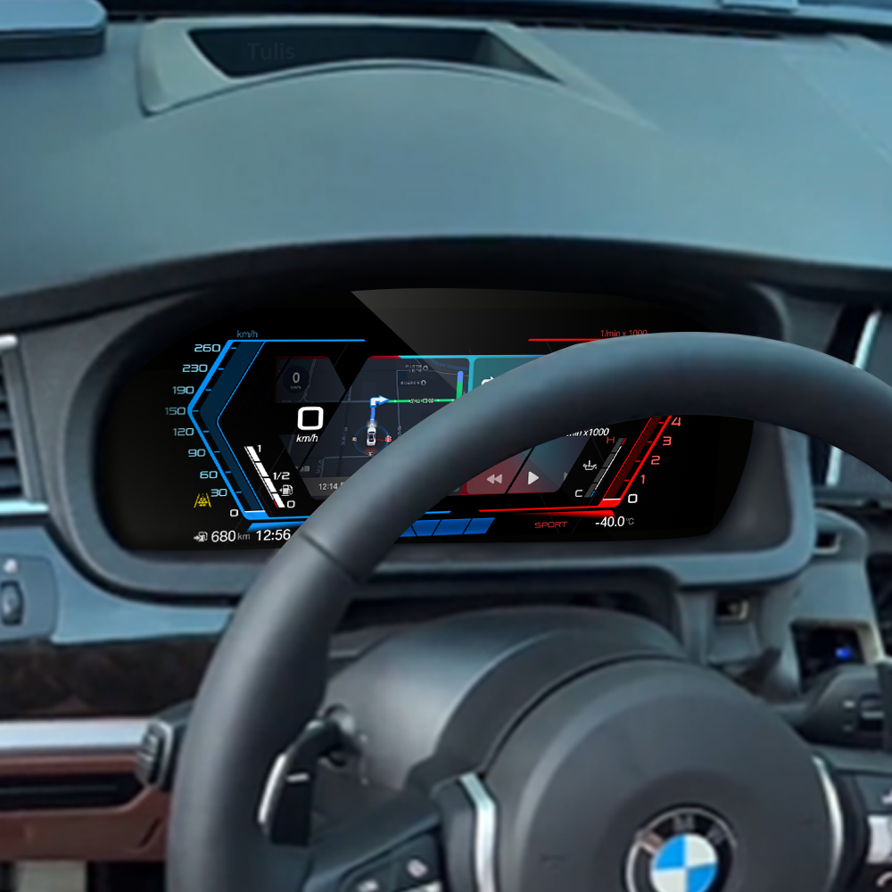 BMW 5 Series GT F07 2009-2017 Car Digital Cluster Instrument Virtual Cockpit Speedometer Dashboard Ghost Screen