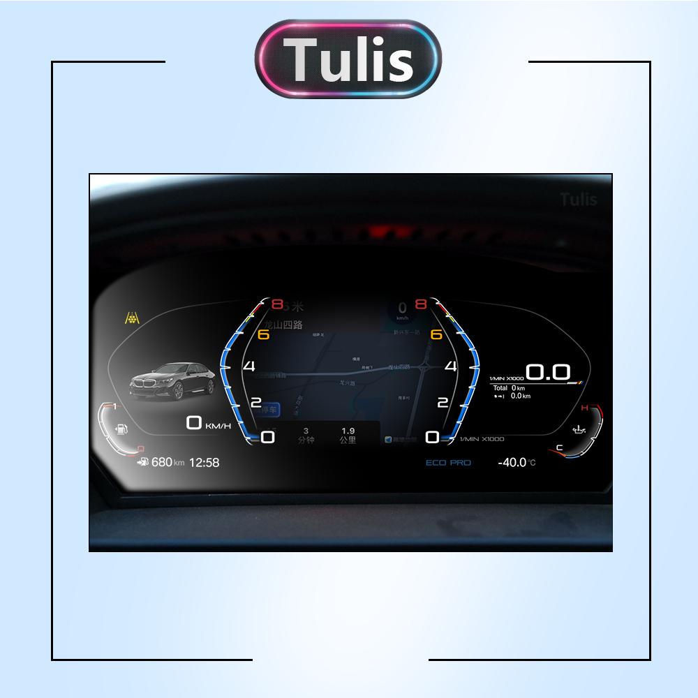BMW X5 E70 2007-2013 Car Digital Cluster Instrument Virtual Cockpit Speedometer Dashboard Ghost Screen